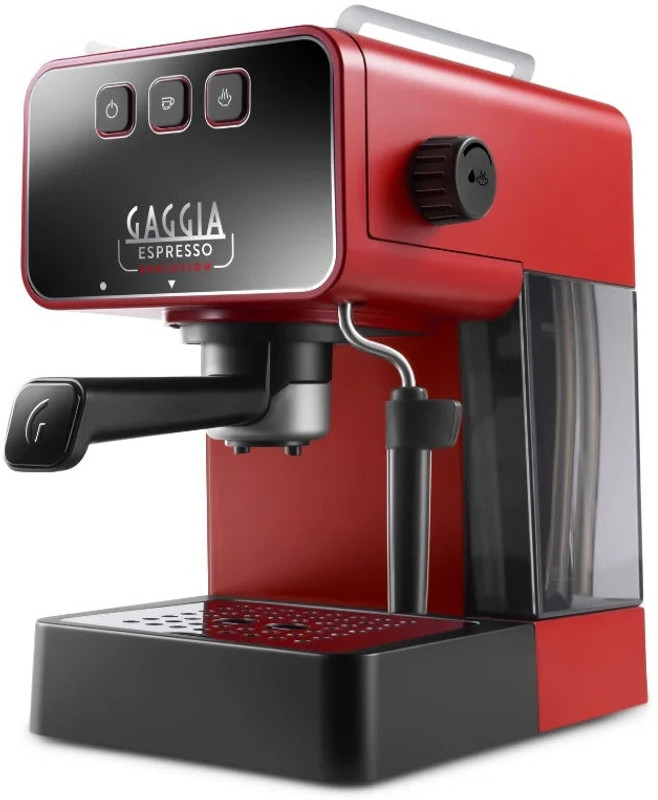 gaggia Espresso Evolution Coffee Machine For Home and Cafe, Beginner Friendly 20 Cups Coffee Maker(Red)