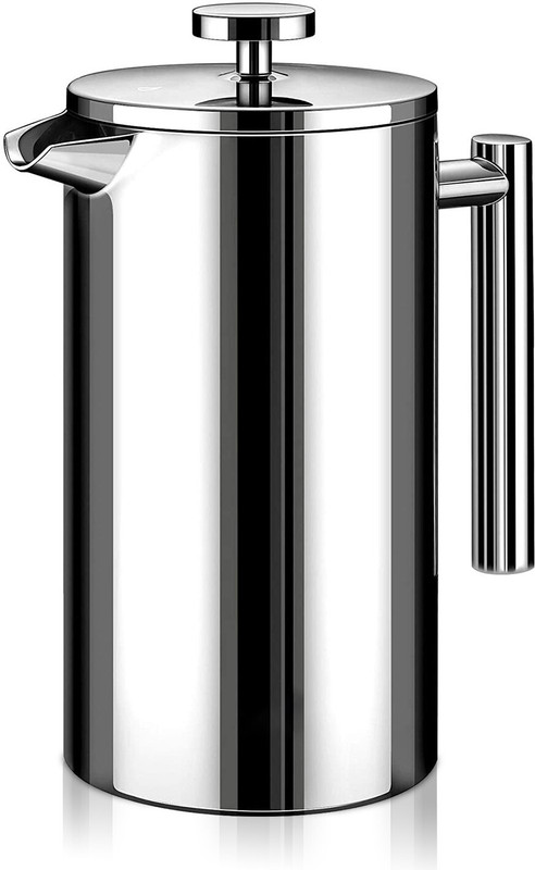 PROBEROS Maker with Premium Filtration System, Rust-Free, Dishwasher Safe 25 Cups Coffee Maker(Silver)
