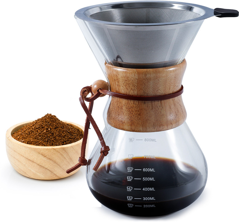 Agaro Elite 3-Cup Pour Over Coffee Maker (800 ml) – Drip Coffee Machine