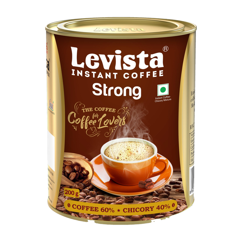 Levista Strong Chocory Mix 60:40 Instant Coffee(200 g, Chicory Flavoured)