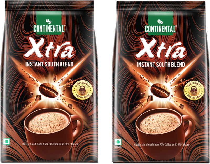 Continental XTRA Instant Coffee(2 x 200 g, Chicory Flavoured)