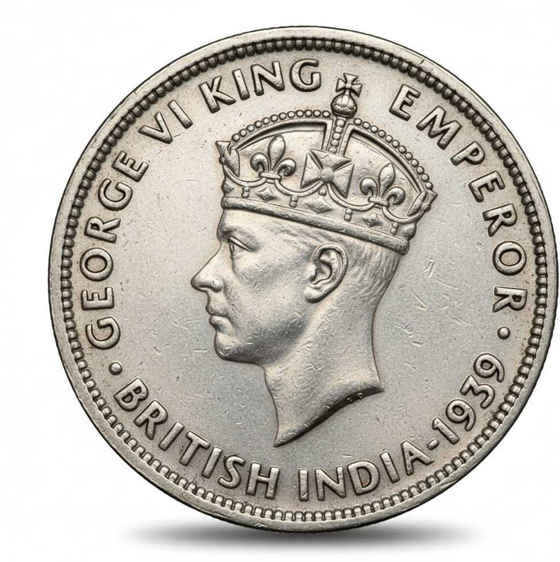 TryOnline 1939 Rare 4 Rupees - King George 6th, British India Fantasy Limited - Cu-Ni Coin Modern Coin Collection(1 Coins)