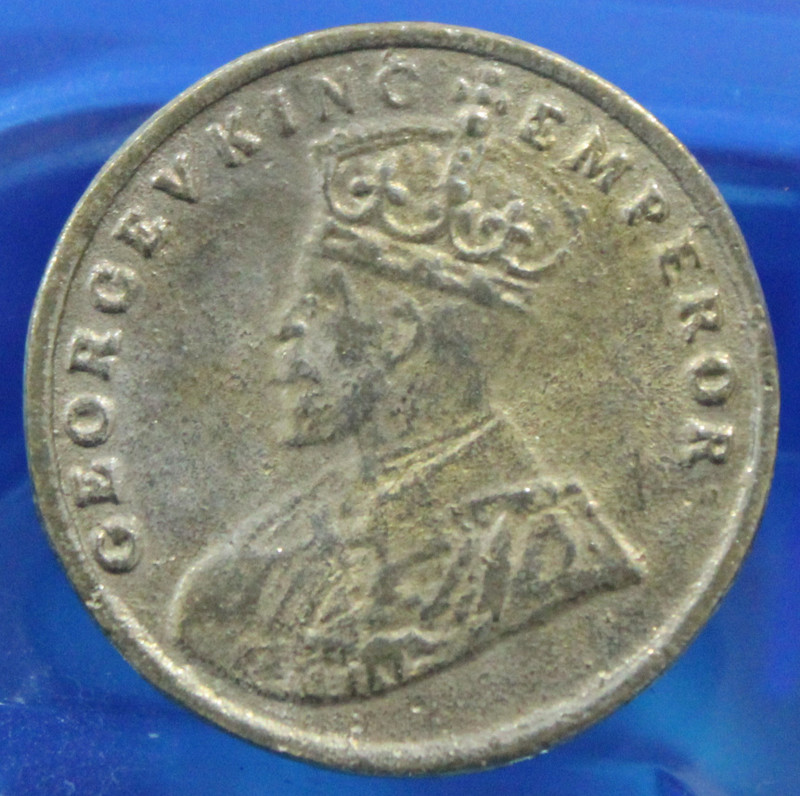 Eshop 8 Anna (1920) British India Collectible Old Rare Coin Medieval Coin Collection(1 Coins)