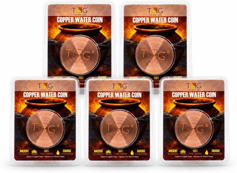 Thenextgold TNG Copper Water Coin Trio Pack Modern Coin Collection(3 Coins)