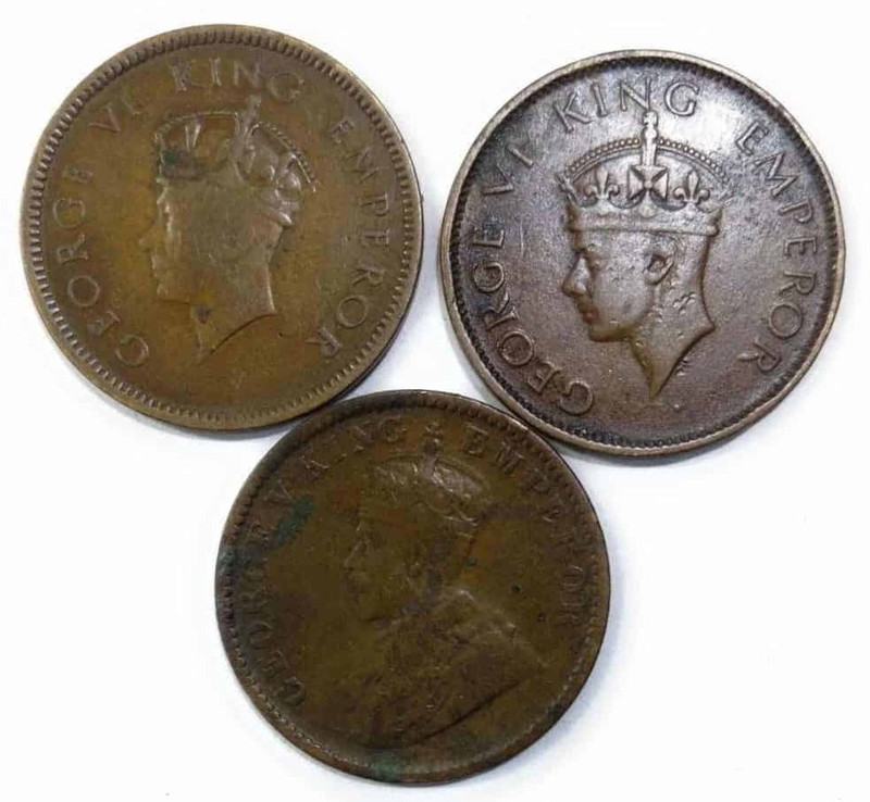 Coins & Stamps British India Quarter Anna 3 Different Medieval Coin Collection(3 Coins)