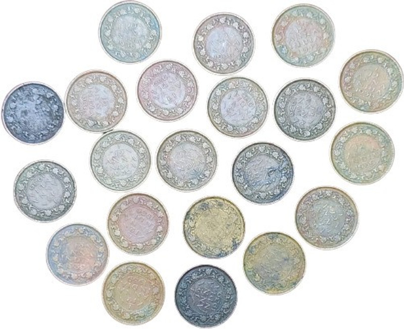 rbf GEORGE VI KING EMPEROR 1/12 ANNA 1939 TO 1942 (21) COIN 1.62 GRAM Medieval Coin Collection(21 Coins)