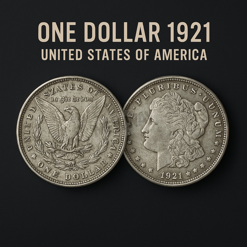 newway 1 Dollar 1921 U.S.A Collectible Rare Fancy Medieval Coin Collection(1 Coins)