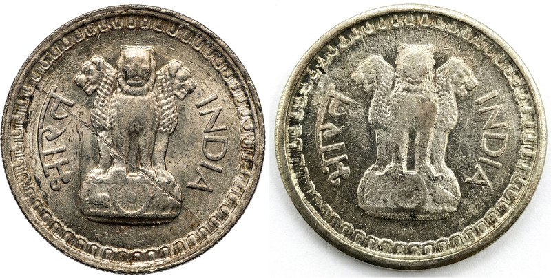 ValueHub Both Side Same Error 50 Paise, India old Fancy Small Coin Medieval Coin Collection(1 Coins)