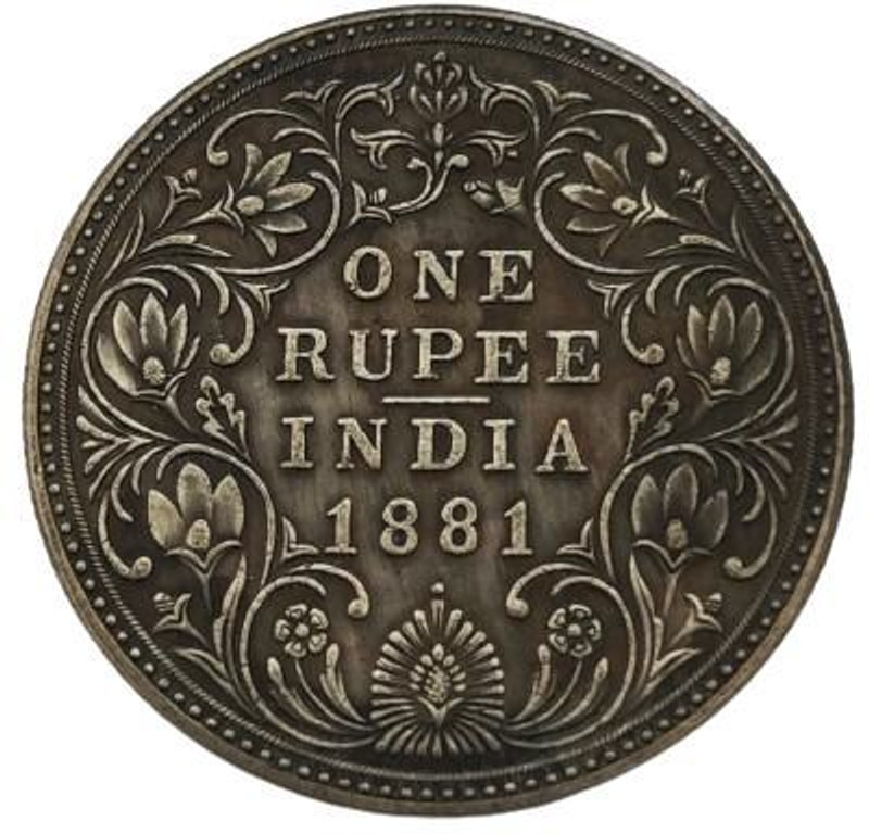 Eforest Most Rare 1 Rupee 1881 Victor i a Empress Coin Medieval Coin Collection(1 Coins)