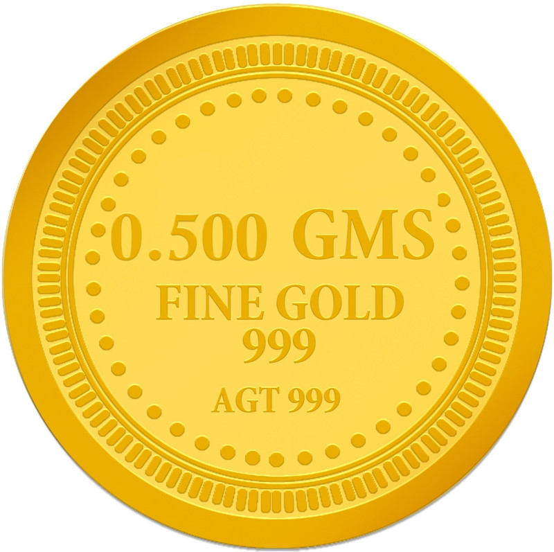 Muthoot Pappachan 24 (999) K 0.5 g Gold Coin