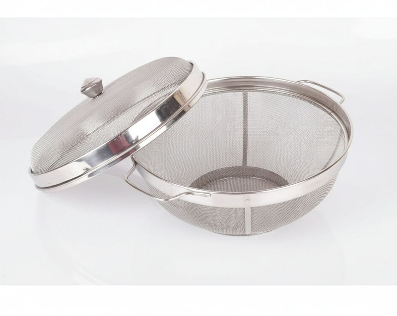 nemi Stainless steel fruit/vegetable basket Colander(Steel Pack of 1)