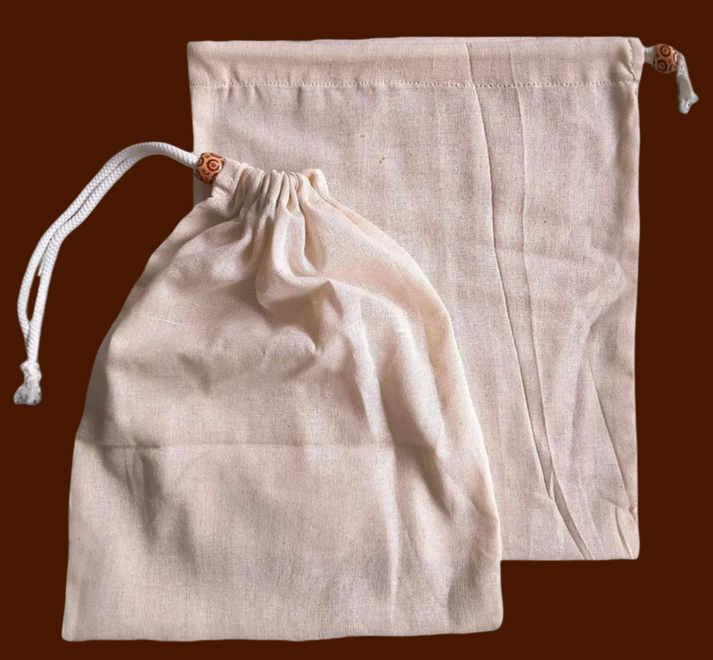 sai fashion 6 Pack Nut Milk Bags 12x9 -100% Cotton Cheesecloth Bags, Reusable Food Strainer Collapsible Strainer(Beige Pack of 6)