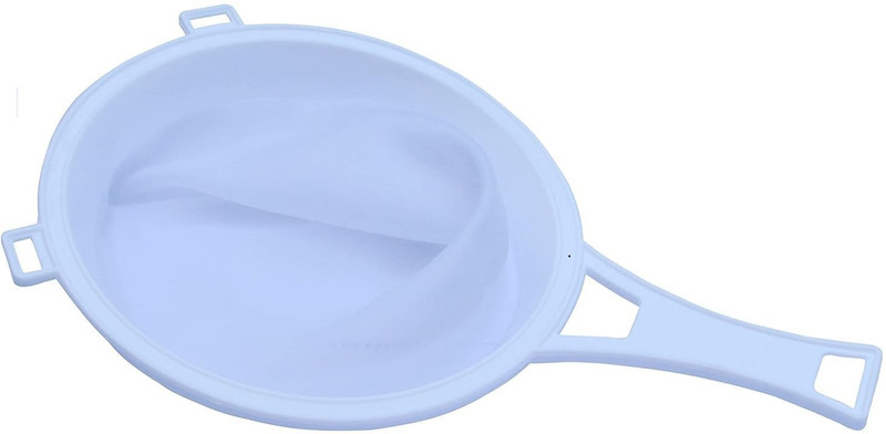 viraj Food Milk Filter Juice, Wine, Milk, Soy Milk Strainer Collapsible Strainer Collapsible Strainer(White Pack of 2)