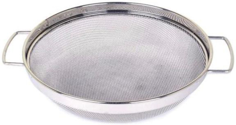 nemi Stainless Steel Puran Jali for Washing Rice, Fruits, Vegetables and Grains Tea Strainer(Pack of 1)