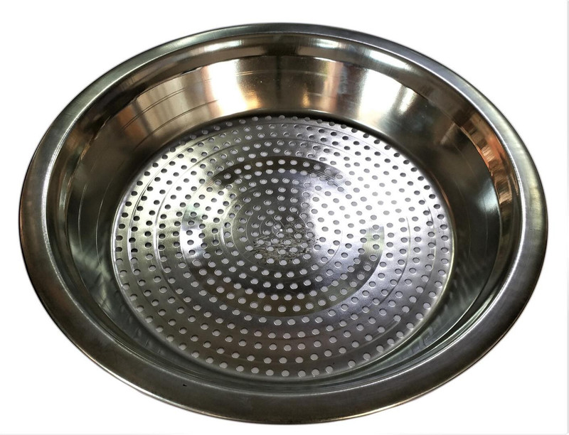 Abdullah Super Steel Channi 5MM Colander(Steel Pack of 1)