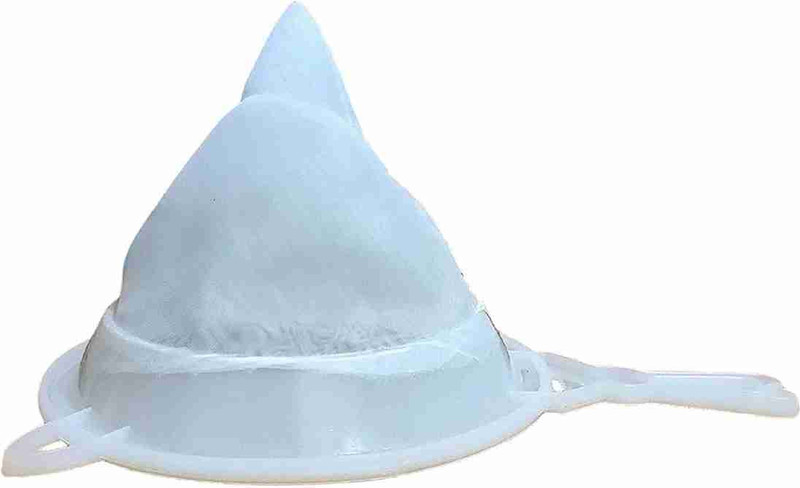 DIGITRENDS Collapsible Strainer(White Pack of 1)