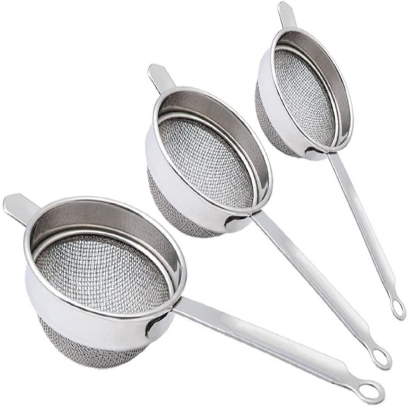 Luxsan premium steel tea strainer Strainer(Steel Pack of 2)