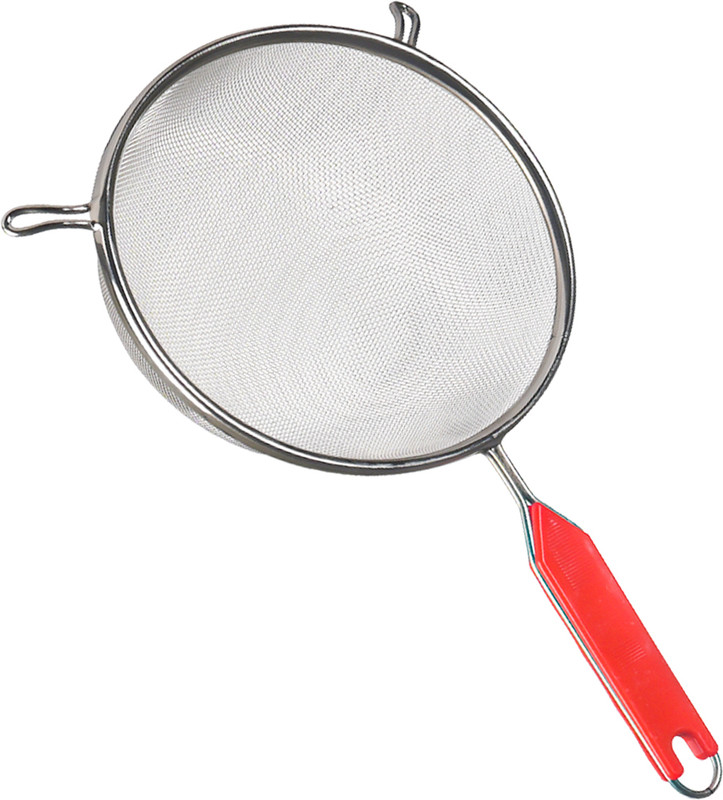 KUBER INDUSTRIES Stainless Steel Soup & Juice Strainer/Liquid Filter Collapsible Sieve(Silver Pack of 1)