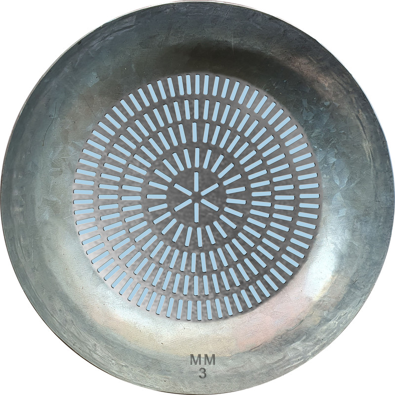KGN CHANNI-3MM Colander(Silver Pack of 1)