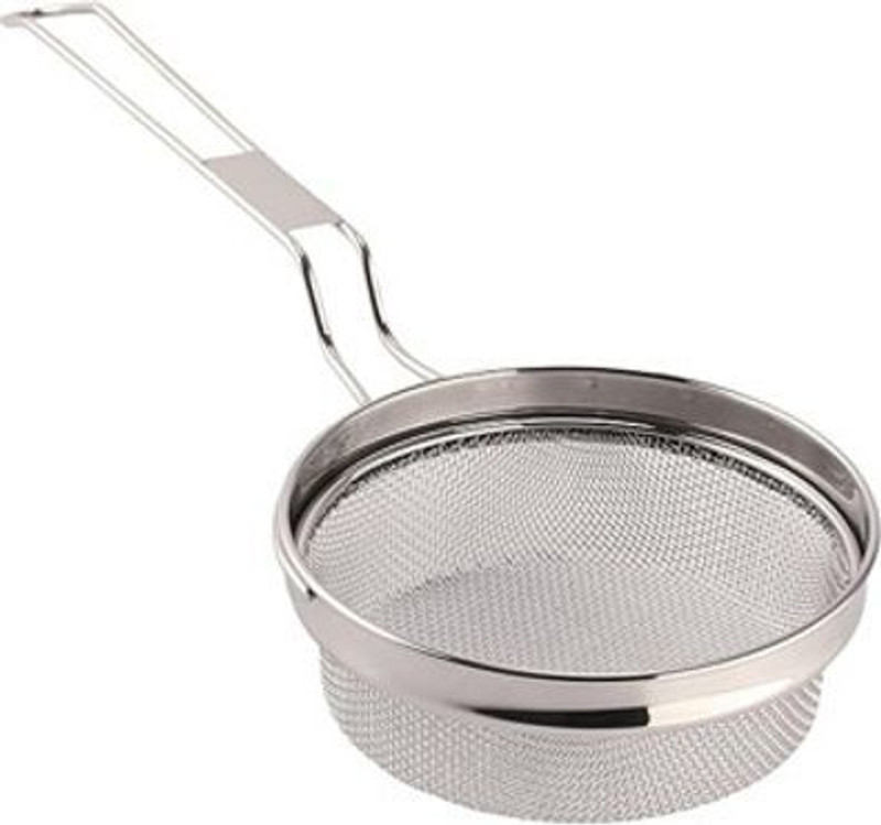 Narayani Enterprises Stainless Steel Deep Fry Strainer for Kitchen (Medium) Strainer(Silver)