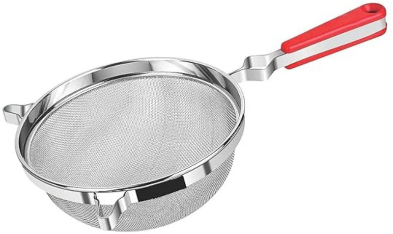 Eurocraft Juice Strainer Heavy quality stainless steel Strainer(Grey)