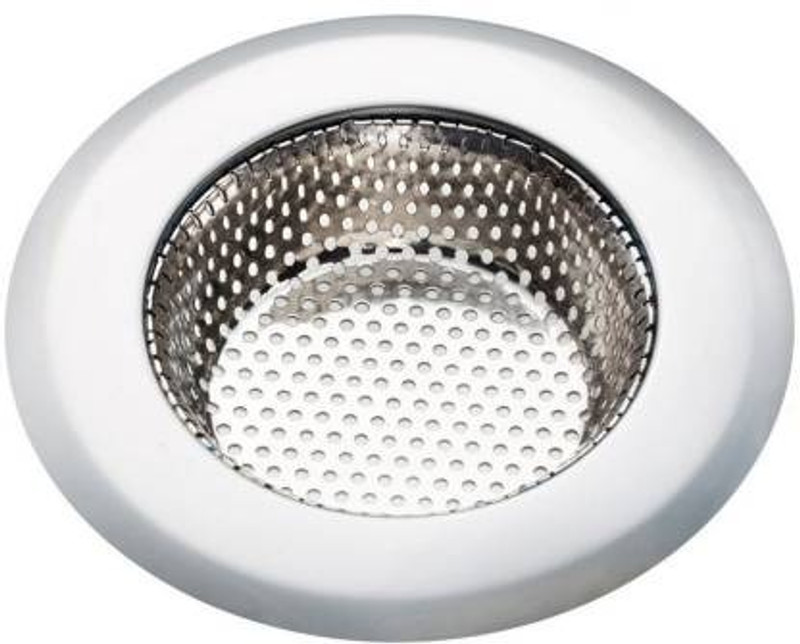 Bekner 1 Pcs Stainless Steel Sink Strainer Kitchen Drain Net Basin Drainer/Jali Strainer(Silver Pack of 1)