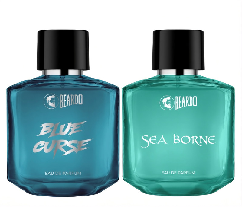 BEARDO Sea Borne & Blue Curse Premium Perfume | Fresh | Citrus | Aquatic | Long Lasting | Bold & Irresistible Fragrance Eau de Parfum(2 Items in the set)