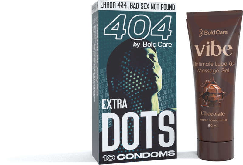 Bold Care 404 Extra Dots Condoms for(1 Items in the set)