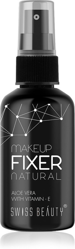SWISS BEAUTY Professional Makeup Fixer Spray | Long Lasting | Aloe Vera & Vitamin E Primer  - 70 ml(Transparent)
