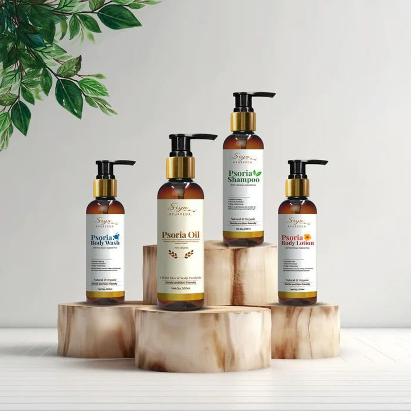 Siya Ayurveda Psoriasis Body and Hair Care Kit(4 Items in the set)