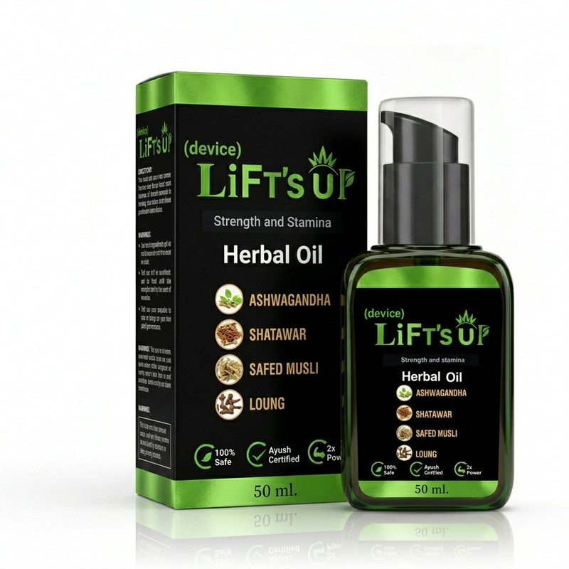 wvhc (device) lift's up oil for men | lifts-up massage oil for men Pure & Natural(1 Items in the set)
