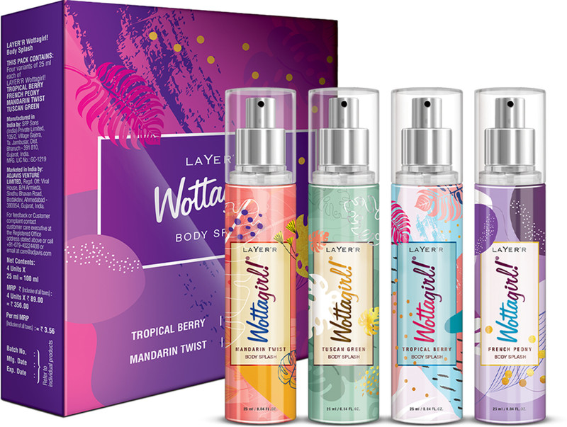 LAYER'R Body Splash Combo(4 Items in the set)