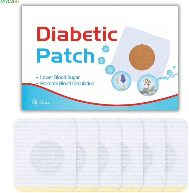 AYYIASHI Natural Diabetic Patch For Blood Glucose Balance And Wellness(6 Items in the set)