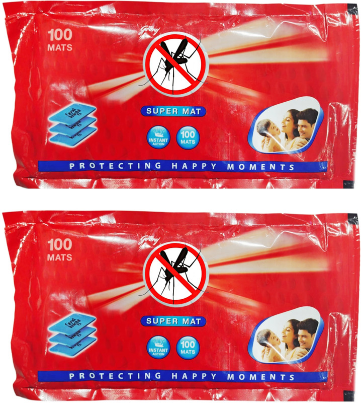 TuchMuch Super Mat | 100 Patches | Instant Freedom From Mosquitoes |(100 Items in the set)