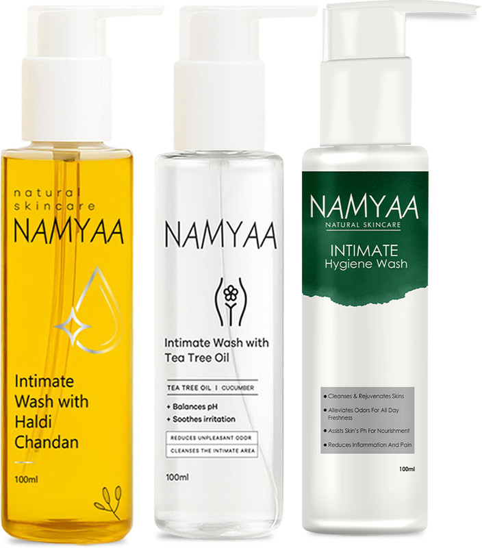 Namyaa Exclusive Intimate Hygiene Wash Combo(3 Items in the set)