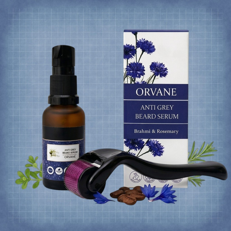 Orvane High-Bioavailability Anti-Grey Beard Serum for Quick Results(2 Items in the set)