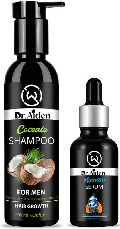 Dr Aiden Aquatic Naturals Skin Brightening Face Oil & Cocoalo Hair Styling Cream for Men(2 Items in the set)