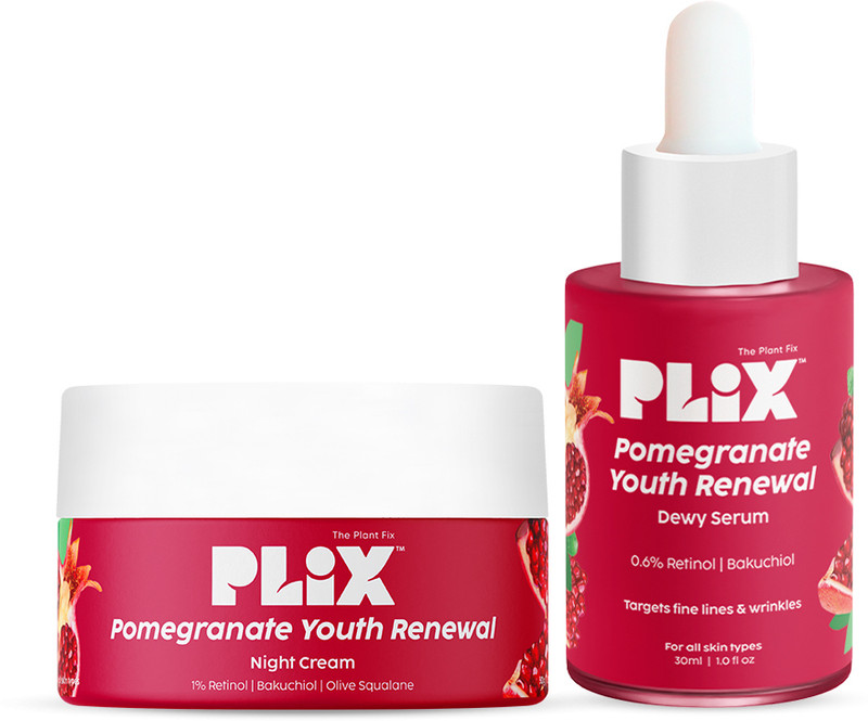 The Plant Fix Plix Face Serum and 1.20% Night Cream Combo 30 ml + 50 g(2 Items in the set)