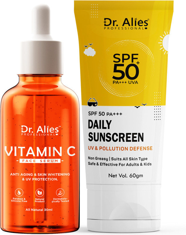 Dr. Alies Professional Vitamin C Serum With Sunscreen For Skin Care(2