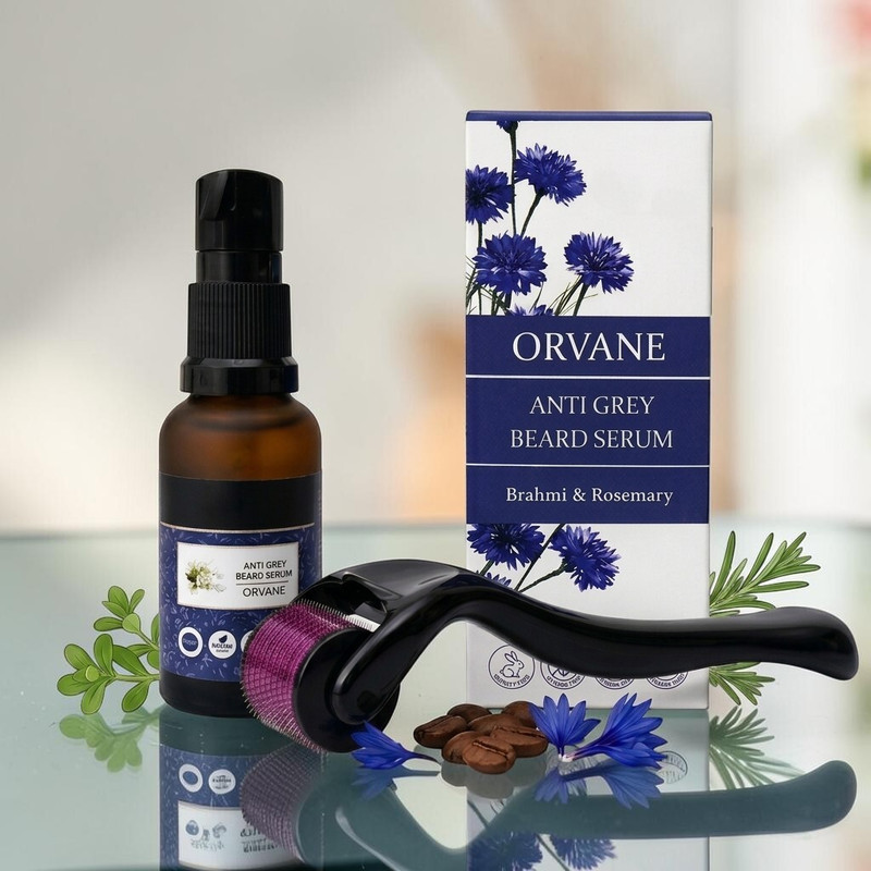 Orvane Anti-Grey Beard Serum – Cruelty-Free & Vegan-Friendly Grooming(2 Items in the set)