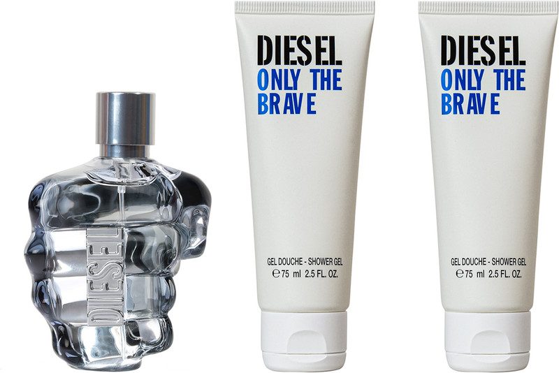 DIESEL Only The Brave Set (Eau de Toilette 125ml + 2 x Shower Gel 75ml)(3 Items in the set)