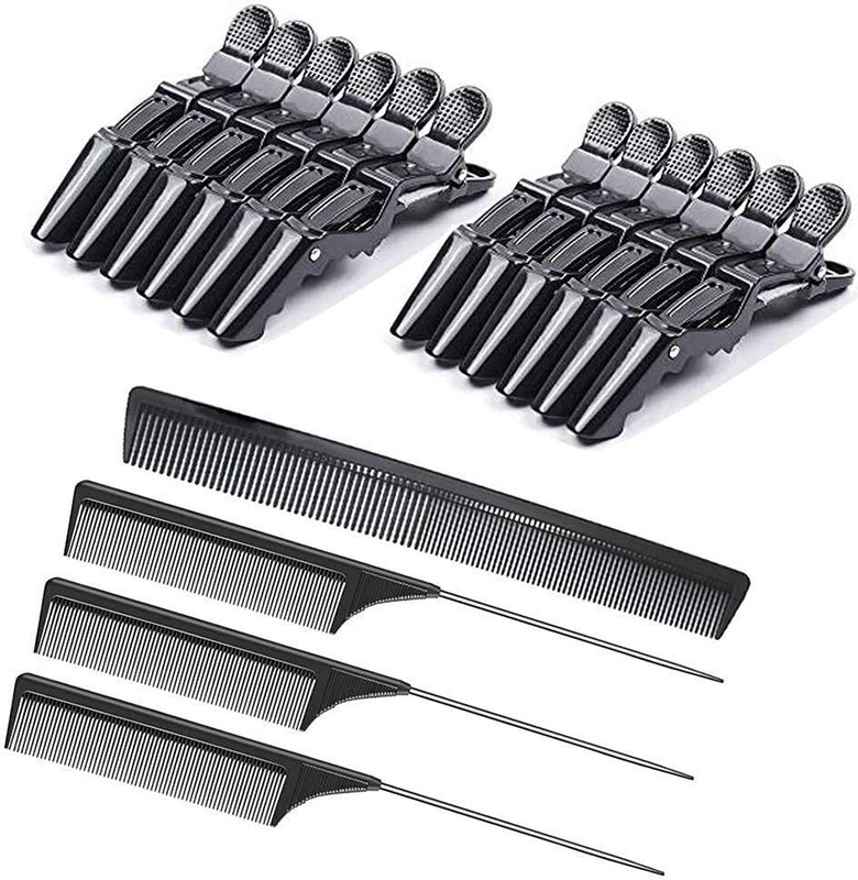 JNONI Professional Salon Hair Clips Set for Women Girls Men Kids (16 Items in the set)(16 Items in the set)