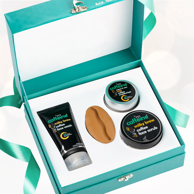 mCaffeine Milky Coffee Brew Gift Set|With 4 Signature Products Gift Kit(4 Items in the set)