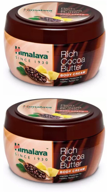 HIMALAYA Rich Cocoa Butter Body Cream 200ml (Pack of 2)(2 Items in the set)
