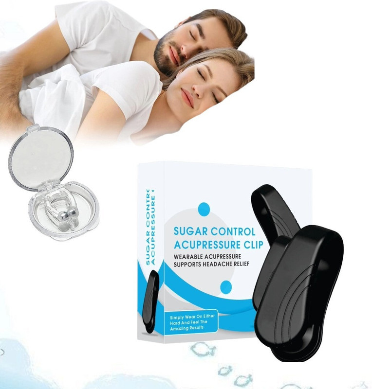 Mallade Acupressure snore stopper blood sugar clip(2 Items in the set)
