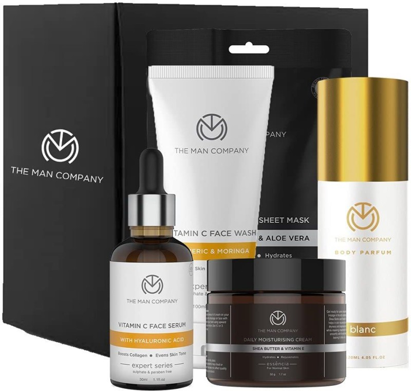 THE MAN COMPANY Skin Care Kit For Soft & Glowing Skin – All Skin Types  (5 Items in the set)