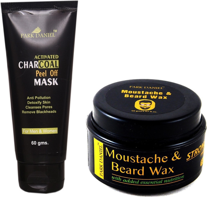 PARK DANIEL Activated Charcoal Peel off Mask & Beard growth oil Combo pack of 2(95 gms)(2 Items in the set)