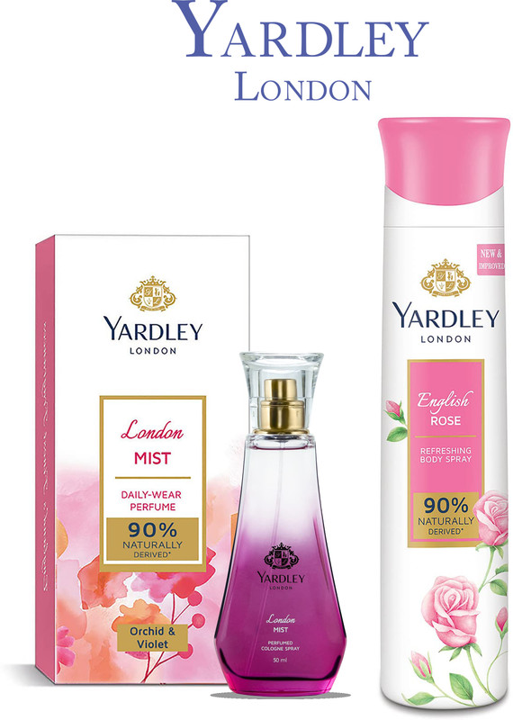 Yardley London LONON MIST 50ML PERFUME(2 Items in the set)