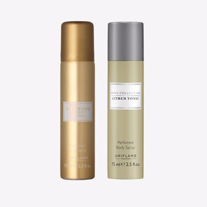 Oriflame POSSESS Perfumed Body Spray 75 ml , Men’s Collection Citrus Tonic Perfumed Body Spray 75 ml(2 Items in the set)