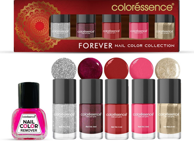 COLORESSENCE Forever Nail Paint Kit with Bridal & Festive Shades